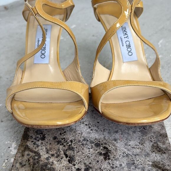 Jimmy Choo patent leather strappy sandals - Picture 8 of 12
